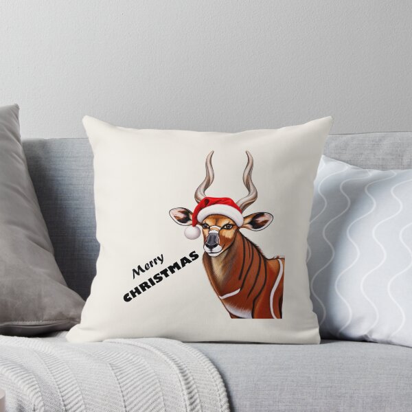 Item preview, Christmas Kudu Santa Hat Wildlife PNG designed and sold by annenambiro.