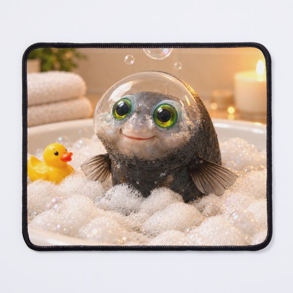Item preview, Barreleye Fish Bathtub Bubble Soak designed and sold by Sillytoe.