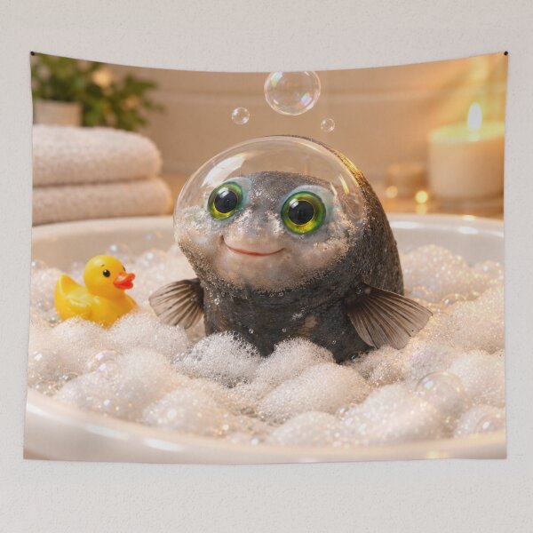 Item preview, Barreleye Fish Bathtub Bubble Soak designed and sold by Sillytoe.
