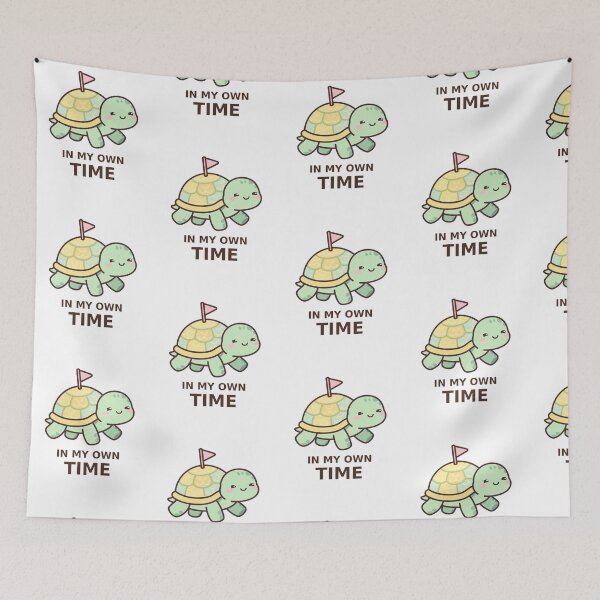 Item preview, In My Own Time - Kawaii Turtle designed and sold by Visual Dept..