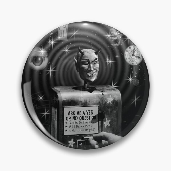 Item preview, Vintage Sci-Fi Devil Fortune Machine retro television designed and sold by monstermangraphic.