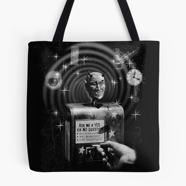 Item preview, Vintage Sci-Fi Devil Fortune Machine retro television designed and sold by monstermangraphic.