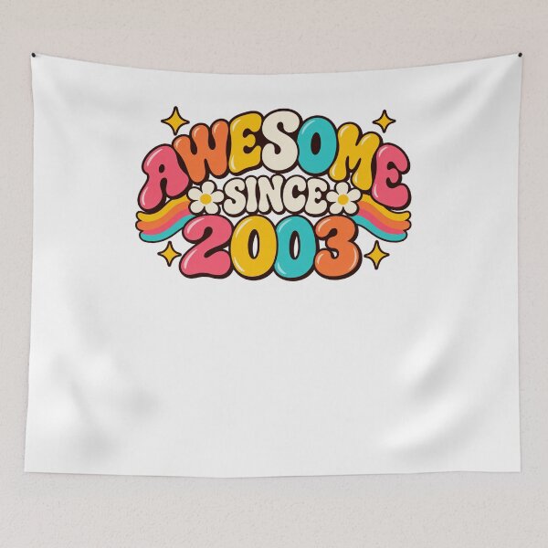 Item preview, Awesome Since 2003 Born 2003 Birthday Year designed and sold by drawwiika+44.