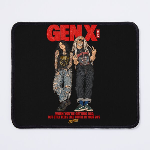 Item preview, Getting Old But Still 20s Gen X Rock Attitude Funny designed and sold by BRTHRCNK01.