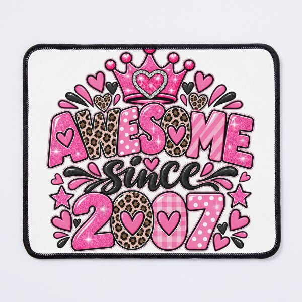 Item preview, Awesome Since 2007 Born In 2007 Birthday designed and sold by drawwiika+44.