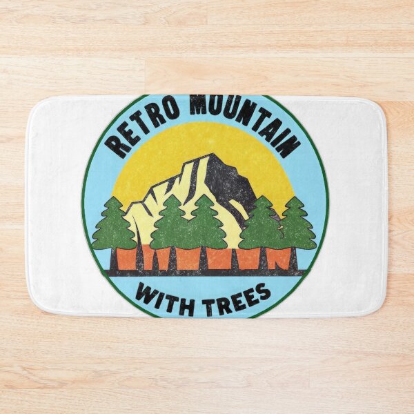Item preview, Retro mountain with trees  vintage Art designed and sold by Expressions-Sel.