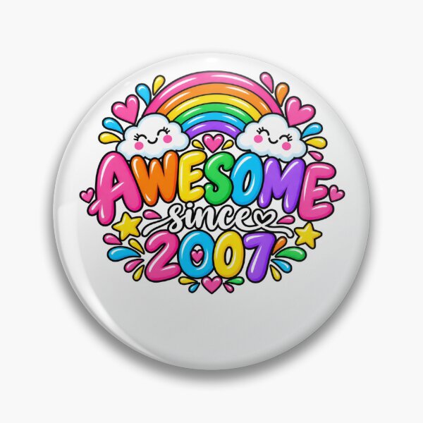 Item preview, Awesome Since 2007 Birthday Born In 2007 Seventeenth Celebration designed and sold by drawwiika+44.