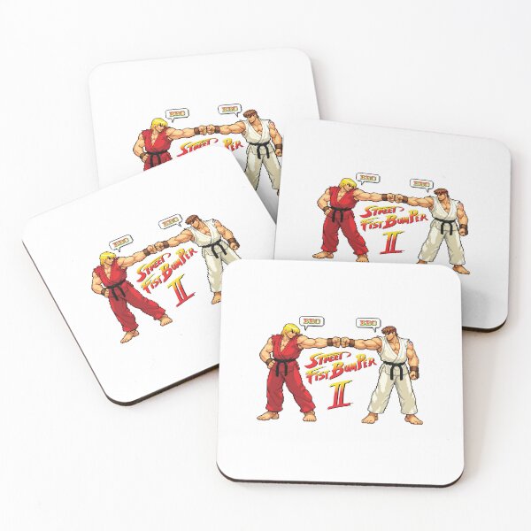 Item preview, Ken and Ryu Bros Street Fist Bumper 2 designed and sold by Ctrl+AltGalaxy.