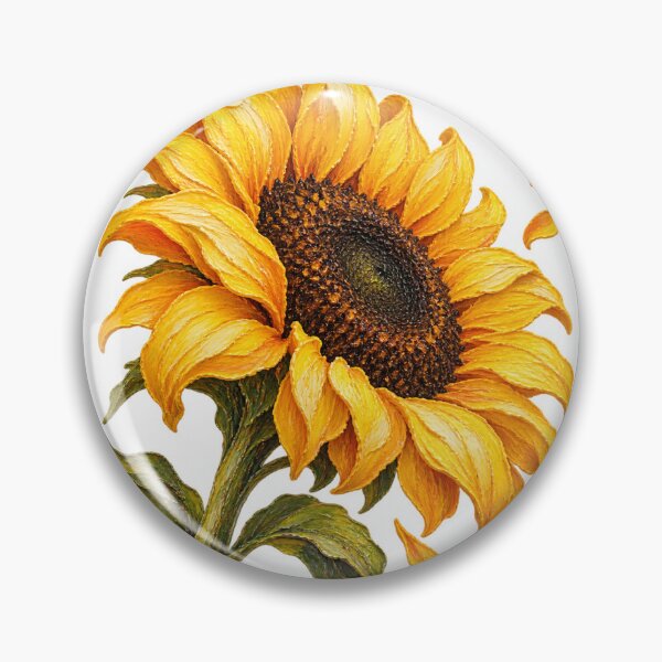 Item preview, Golden Sunflower in Impasto Motion designed and sold by NinePixel.