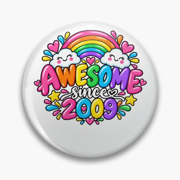 Item preview, Awesome Since 2009 Birthday Year  Kids Gift designed and sold by drawwiika+44.