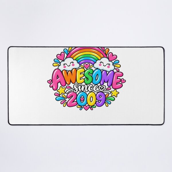 Item preview, Awesome Since 2009 Birthday Year Kids Gift designed and sold by drawwiika+44.