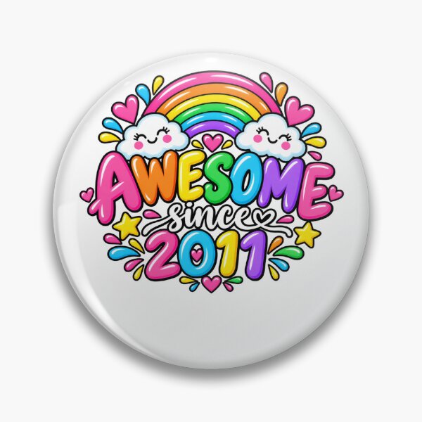 Item preview, Awesome Since 2011 Birthday Born In 2011 Youth Celebration designed and sold by drawwiika+44.