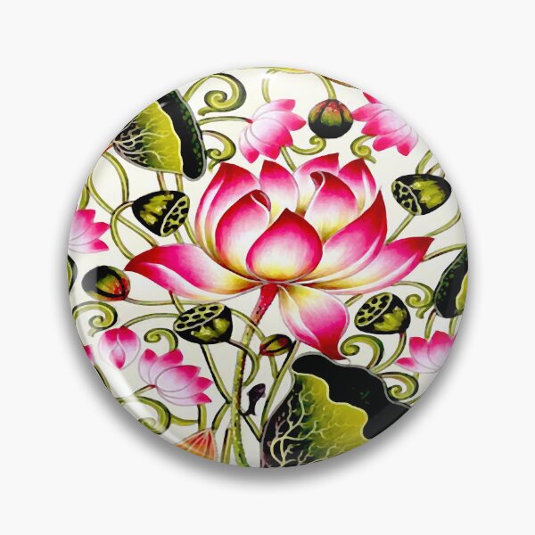 Artikelvorschau, Vintage Pink Lotus entworfen und verkauft von ViaARTfactory.