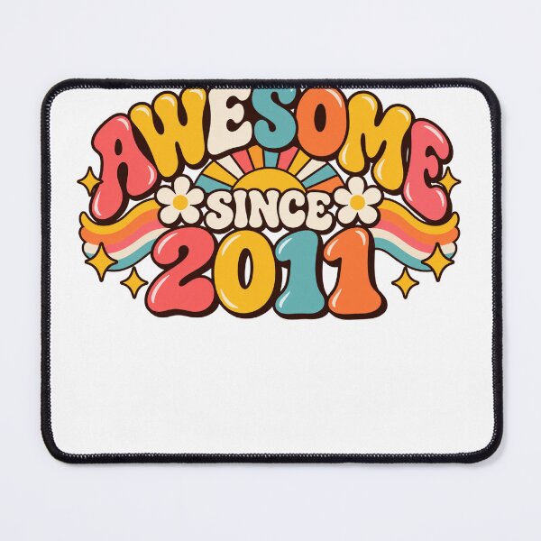 Item preview, Awesome Since 2011 Born 2011 Birthday Gift designed and sold by drawwiika+44.