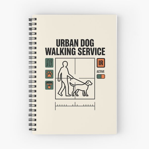 Item preview, Urban Dog Walking Service Technical Pet Lover designed and sold by SplashTastic.