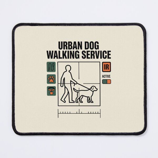 Item preview, Urban Dog Walking Service Technical Pet Lover designed and sold by SplashTastic.