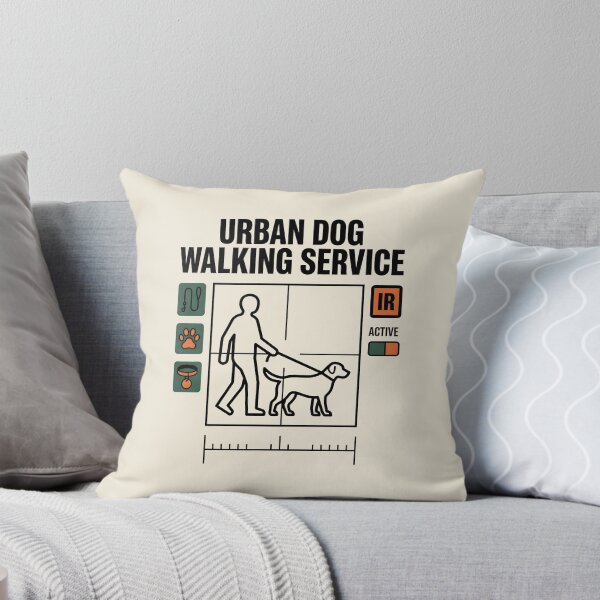 Item preview, Urban Dog Walking Service Technical Pet Lover designed and sold by SplashTastic.