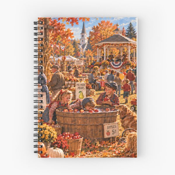 Item preview, Maplewood Harvest Festival Small Town Americana designed and sold by PuzzlingRooster.