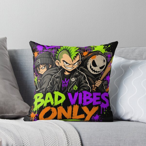 Item preview, Bad Vibes Only – Underground Punk Streetwear designed and sold by Aura Craft Co..