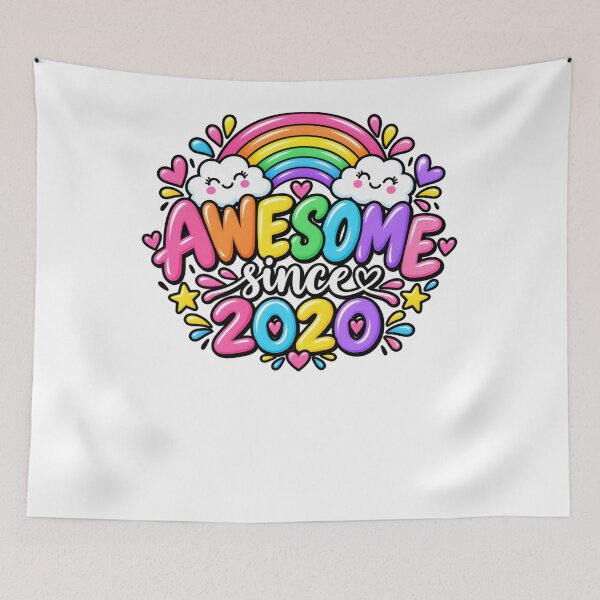 Item preview, Awesome Since 2020 Birthday Celebration Born In 2020 designed and sold by drawwiika+44.
