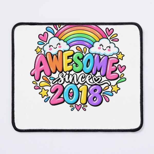 Item preview, Awesome Since 2018 Birthday Born 2018 Celebration designed and sold by drawwiika+44.