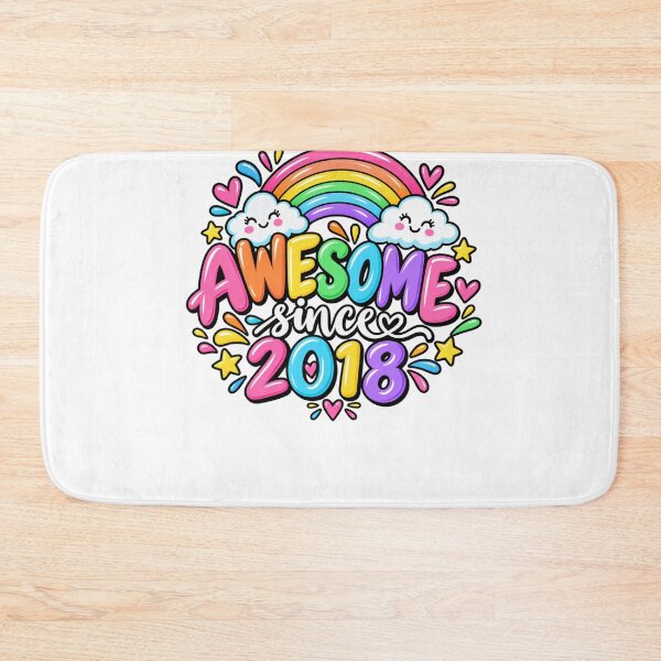Item preview, Awesome Since 2018 Birthday Born 2018 Celebration designed and sold by drawwiika+44.