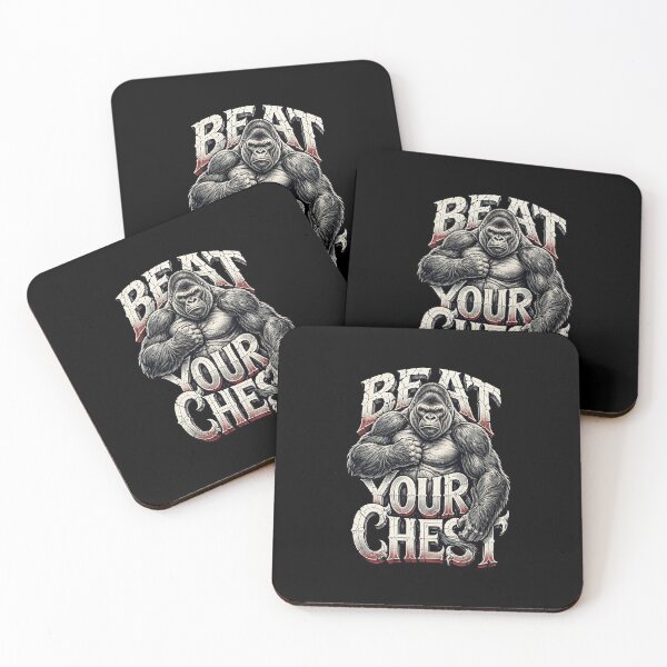 Item preview, Gorilla Beat Your Chest – Powerful Silverback Gorilla Art, Great Ape Primate Design, Wild Jungle Animal, Gorilla Strength Artwork, Wildlife Lover Gift, Bold Chest Beating Gorilla Graphic designed and sold by Typologystudios.