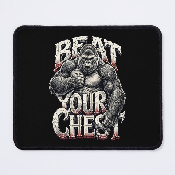 Item preview, Gorilla Beat Your Chest – Powerful Silverback Gorilla Art, Great Ape Primate Design, Wild Jungle Animal, Gorilla Strength Artwork, Wildlife Lover Gift, Bold Chest Beating Gorilla Graphic designed and sold by Typologystudios.