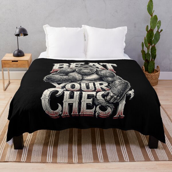 Item preview, Gorilla Beat Your Chest – Powerful Silverback Gorilla Art, Great Ape Primate Design, Wild Jungle Animal, Gorilla Strength Artwork, Wildlife Lover Gift, Bold Chest Beating Gorilla Graphic designed and sold by Typologystudios.