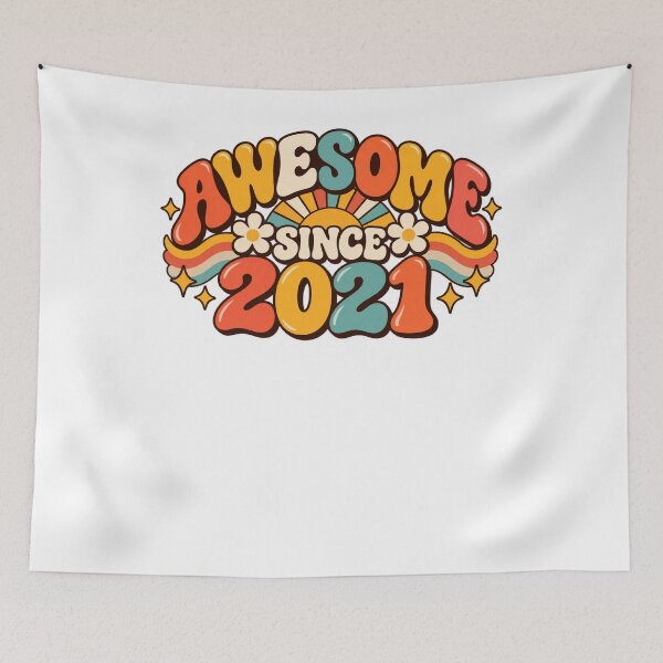Item preview, Awesome Since 2021 Born 2021 Birthday Gift designed and sold by drawwiika+44.