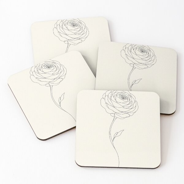 Item preview, Single Ranunculus | Minimalist Line Art Botanical Print designed and sold by Zaramodo.