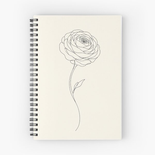 Item preview, Single Ranunculus | Minimalist Line Art Botanical Print designed and sold by Zaramodo.