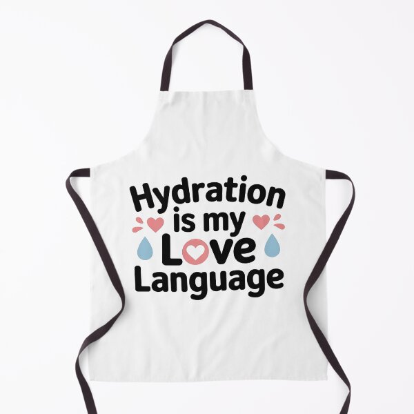 Item preview, Hydration Is My Love Language – Funny Hydration Nurse & Nursing Humor Design designed and sold by CuteDesignables.