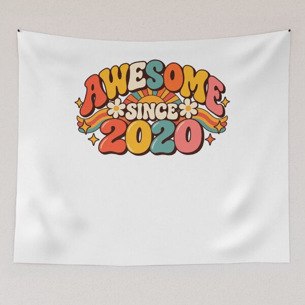 Item preview, Awesome Since 2020 Born In 2020 Birthday Birth Year designed and sold by drawwiika+44.