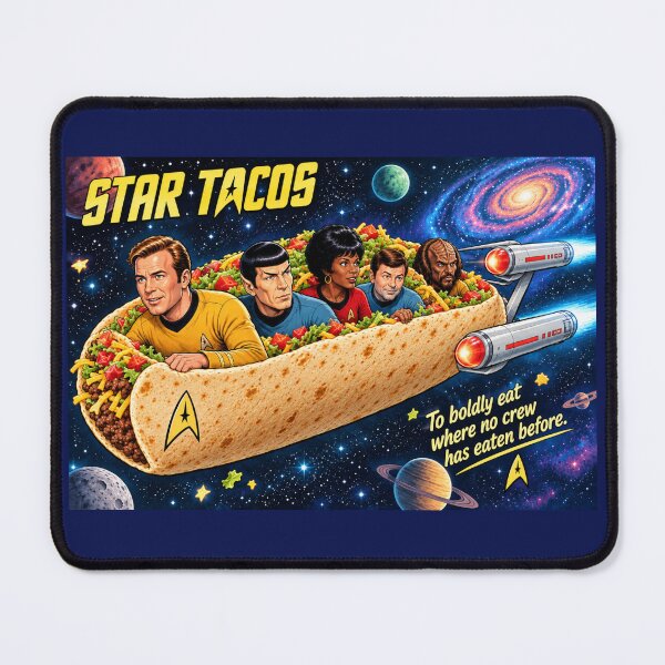 Item preview, Star Tacos - Retro Sci-Fi Space Taco Funny Foodie Galaxy Design designed and sold by SammyMorry.