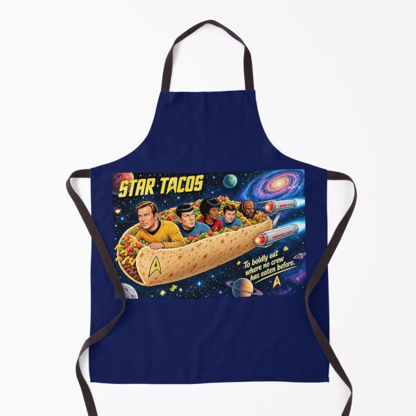 Item preview, Star Tacos - Retro Sci-Fi Space Taco Funny Foodie Galaxy Design designed and sold by SammyMorry.