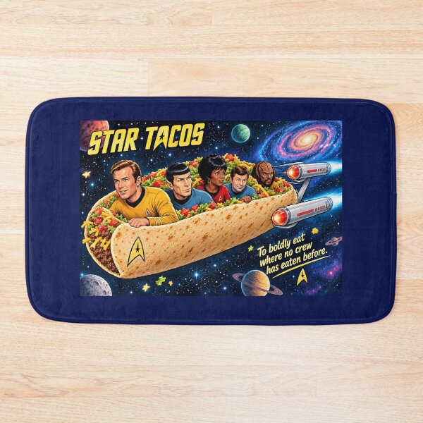 Item preview, Star Tacos - Retro Sci-Fi Space Taco Funny Foodie Galaxy Design designed and sold by SammyMorry.