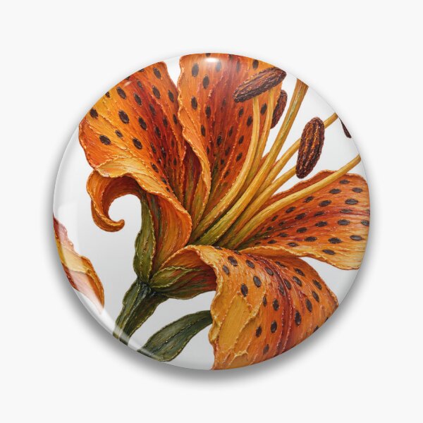 Item preview, Burnt Orange Tiger Lily Bloom designed and sold by NinePixel.