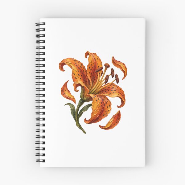 Item preview, Burnt Orange Tiger Lily Bloom designed and sold by NinePixel.