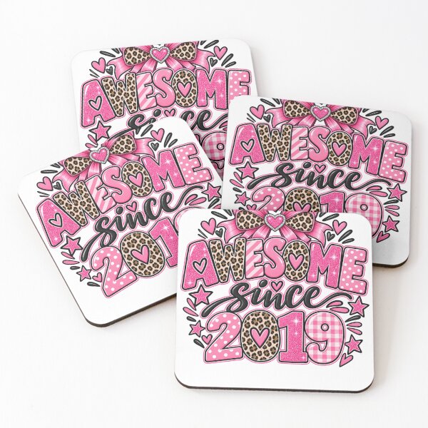 Item preview, Awesome Since 2019 Born In 2019 Birthday Girl Woman designed and sold by drawwiika+44.