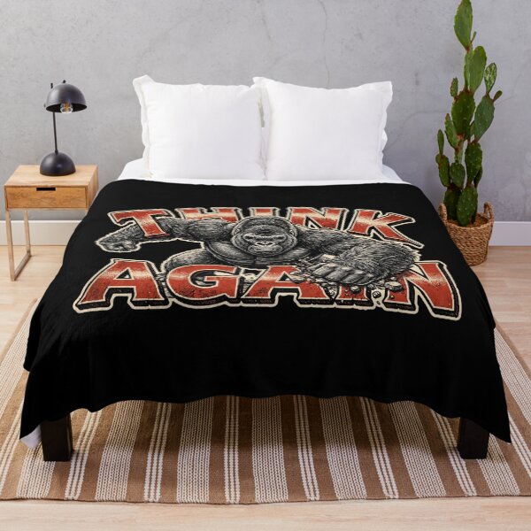 Item preview, Gorilla Think Again – Powerful Silverback Gorilla Art, Great Ape Primate Design, Wild Gorilla Strength, Jungle Wildlife Animal, Bold Gorilla Graphic, Animal Lover Gift, Funny Gorilla designed and sold by Typologystudios.