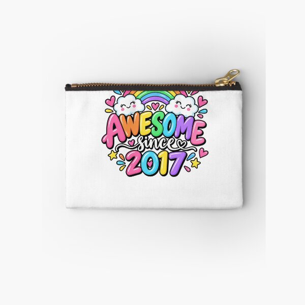 Item preview, Awesome Since 2017 Birthday Kids Girls Boys Youth Gift designed and sold by drawwiika+44.