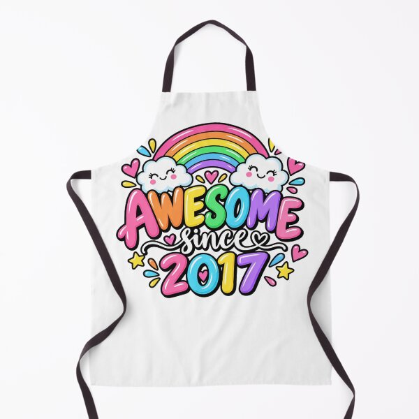 Item preview, Awesome Since 2017 Birthday Kids Girls Boys Youth Gift designed and sold by drawwiika+44.
