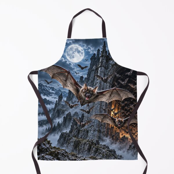 Item preview, Bat Castle – Gothic Haunted Castle Backdrop Under a Moonlit Sky designed and sold by TXLou.