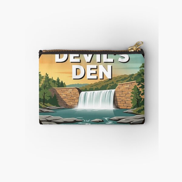 Item preview, Devils Den State Park Arkansas CCC Stone Dam Round Badge Sticker designed and sold by DetourDgn.