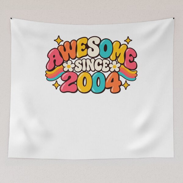Item preview, Awesome Since 2004 Birthday Birth Year Present designed and sold by drawwiika+44.