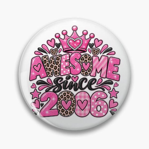 Item preview, Awesome Since 2006 Birthday Year Girls Women designed and sold by drawwiika+44.