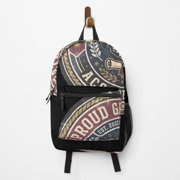 Item preview, Proud Graduate Vintage Badge Class of 2023 Accademia Retro Graduation Gift designed and sold by MCV-Designs.