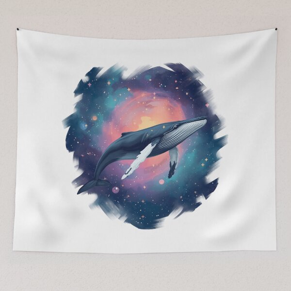 Item preview, Majestic Cosmic Whale Drift designed and sold by Stylestickers55.