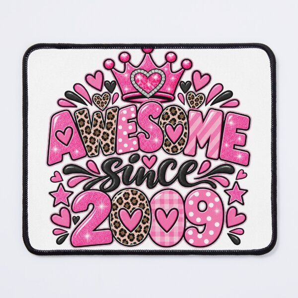 Item preview, Awesome Since 2009 Birthday Gift For Girl Born In 2009 Turning Fifteen designed and sold by drawwiika+44.